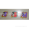 3D soft PVC letter keychain/ key holder